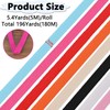 Wonninek 1cm Cotton Twill Herringbone Webbing, 36Colors