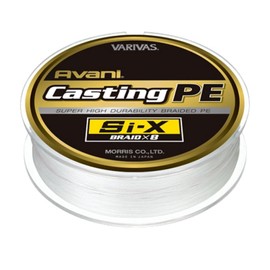 VARIVAS(バリバス) PEライン アバニ キャスティング Si-X 400m 8号 115lb 8本 ホワイト