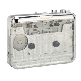 Vintage Cassette Recorder, Portable Walkman Cassette Recorder, Auto Reverse, Audio Music Cassette to Digital Converter Player with 3.5mm Headphone Jack