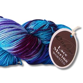 Ella Rae Lace Merino Worsted - Color: 4 Turquoise Wine