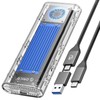 ORICO 40Gbps M.2 NVMe SSD Enclosure with Built-in Cooling Fan,