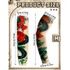 Geyoga 12 Pieces Tattoo Sleeves Set Fake Arm Sleeves Cover