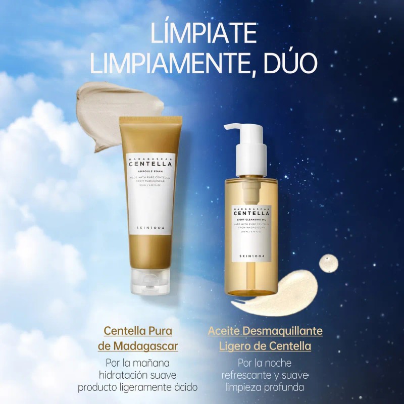 Skin1004 Centella Madagascar Set Doble Limpieza 2 Pzs