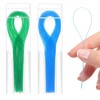 200 Count Floss Threader,Floss for Braces Bridge Flossers for Adults