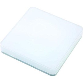 Kara White 22 cm 15 W Square 1250 lm H: 5.2 cm Lamp Lux LED Bathroom Ceiling Light