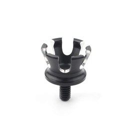 GZYF Motorcycle Crown Style Rear Seat Bolt Screw for Harley for Softail FLST FXST, Dyna FXD, Touring FLHT FLHR FLHX FLTR, for Sportster 883 1200 1996-UP, Black & White