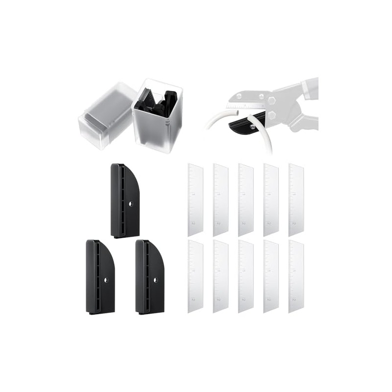 Feekoon 2-1/2" Replacement (10) Blades & (3) Anvils & (2)