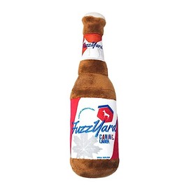 Fuzzyard Beer Bottle Plush Dog Toy with Squeaker (Molsen)