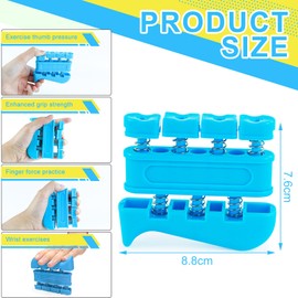 4 Finger Trainer Occupational Therapy, Includes Four Levels of Finger Training, Hand Trainer, Finger Trainer, Finger Trainer for Musicians, Guitars, Climbers and Physiotherapy
