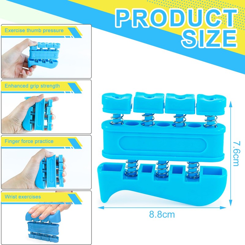 4 Finger Trainer Occupational Therapy, Includes Four Levels of Finger