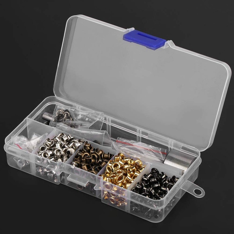 Grommet Kit 5mm x 220pcs/3mm x 420pcs,Grommet Setting Tool Metal
