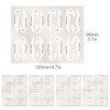 64pcs Winged Eyeliner Stamp,Eye Liner Stencil Kit,Eye Shadow Shield Protector