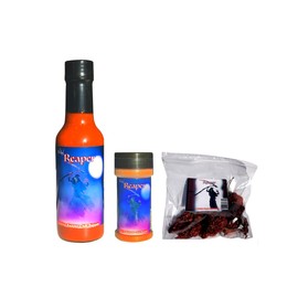 Ultimate Spice Gift Set Ghost Pepper Scorpion Reaper Hot Sauce Peppers Chili Powder Mega Pack