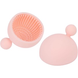 Almohadilla De Silicona Para Limpiar Brochas De Maquillaje, Bandeja Para Brochas, Herramienta De Limpieza Portátil