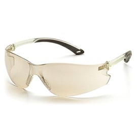 Pyramex Itek Safety Eyewear, Indoor/Outdoor Mirror Lens With Indoor/Outdoor Mirror Temples