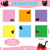 JIANTA 12 Pads Black Cat Sticky Notes, 3 x 3
