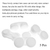 HAHIYO Contact Lens Case Box Holder Diameter 25mm Durable Leakproof