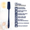Silicone Jar Spatula | 600F Heat Resistant Non-Stick Rubber Scraper