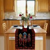 Vohado 2025 Derby Table Runner Roses Horse Racing Decorations Holiday