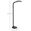 Lavish Home Adjustable LED Floor Lamp with Bendable Neck -