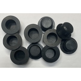 dexierp Protection Force Flanged Tapered insert Cap and Plug For 20-21mm 51/64"-53/64" ID Hole Of Tube Bottle Openning (Pack of 10) Reusable Rubber