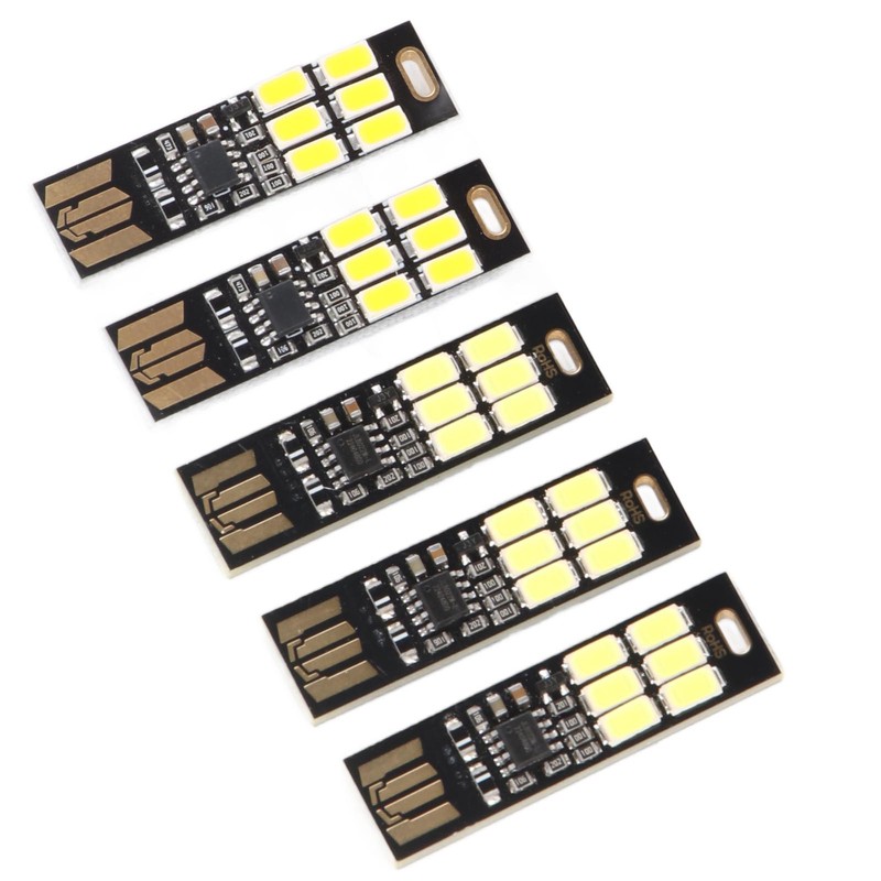 5PCS USB Night Light Stepless Dimming Touch Sensor Switch Mini