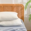 BESTOUCH 100% Washed Cotton Pillowcase for Hair and Skin Linen