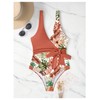 WDIRARA - Traje de baño monokini con tirantes delgados para