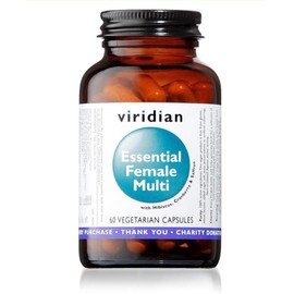 Viridian Essential Female Multi - Hibiscus and Cranberry - 60 Vegicaps