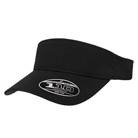 Flexfit unisex adult Visor, Black, One Size US