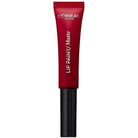 L'Oreal Paris Matte Lipstick Infaillible Lip Paint Matte - 205 Apocalypse Red - Lip Makeup