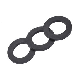 12pcs Washer Ring Shower Faucet Water Pipe Rubber Replacement for Sealing Rubber Washer Black(1 inch)