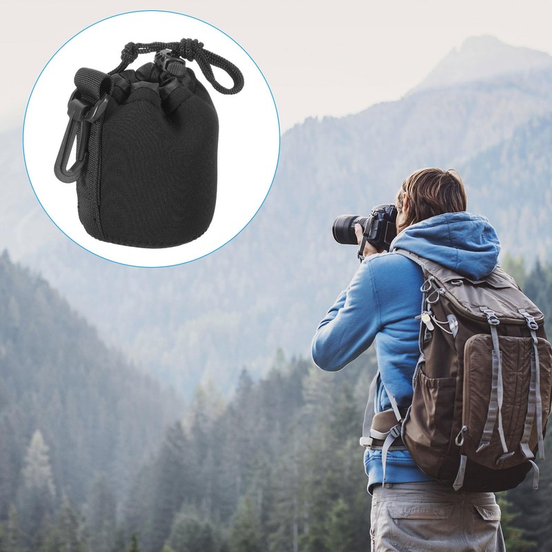 PATIKIL Camera Lens Bag Set of 4 3.1" Inner Diameter