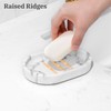 Luxspire Soap Dish, Bar Soap Holder, Soap Tray with Raised
