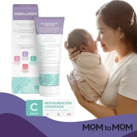 Mom To Mom Etapa C Gel Reafirmante Para Abdomen Mujer - 230ml - Con Romero Y Centella Asiática - Crema Reafirmante Corporal Para Flacidez Abdominal