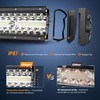 Nilight LED Light Bar 13.5 Inch Triple Row Spot Flood
