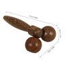 Outanaya 1pcs Face Massage Roller Wooden Face Massager for Lifting