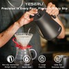 YESERLI 1200W Gooseneck Kettle with ±1℉ Temperature Control,Pour Over Electric