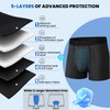 Men's Incontinence Underwear, 120ML Absorbent Leakproof Boxer Briefs - 2XL