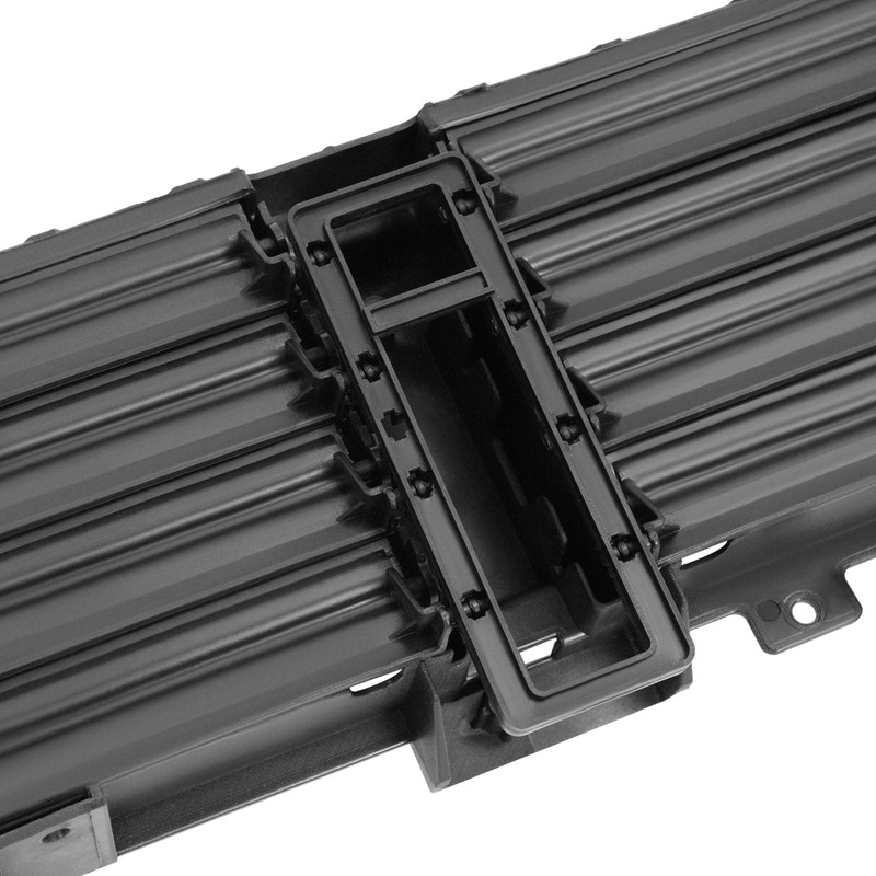HECASA Front Radiator Active Grille Shutter Compatible with 2013-2016 Dodge
