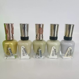 Sally Hansen Lot of 5 Assorted Sally Hansen Complete Salon Manicure Nail Polish Light Colors