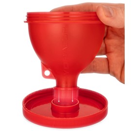 Hydra Cup [6 Pack] ProStand Funnel Set w/Stand for Filling Water Bottles, Shaker Bottles w/Protein Powder, Supplement Storage Set, Take to Go or Kitchen Use, Keychain for Shaker Cup, BPA Free