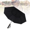 Portable Umbrella with Fan Reflective UPF 50+ Sun and Rain