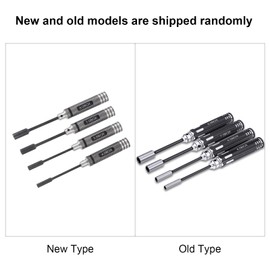 4PCS Hex Key Socket Screw Drivers Wrench Nut Screwdriver Set 4.0MM, 5.5MM, 7.0MM, 8.0MM for RC Cars Model