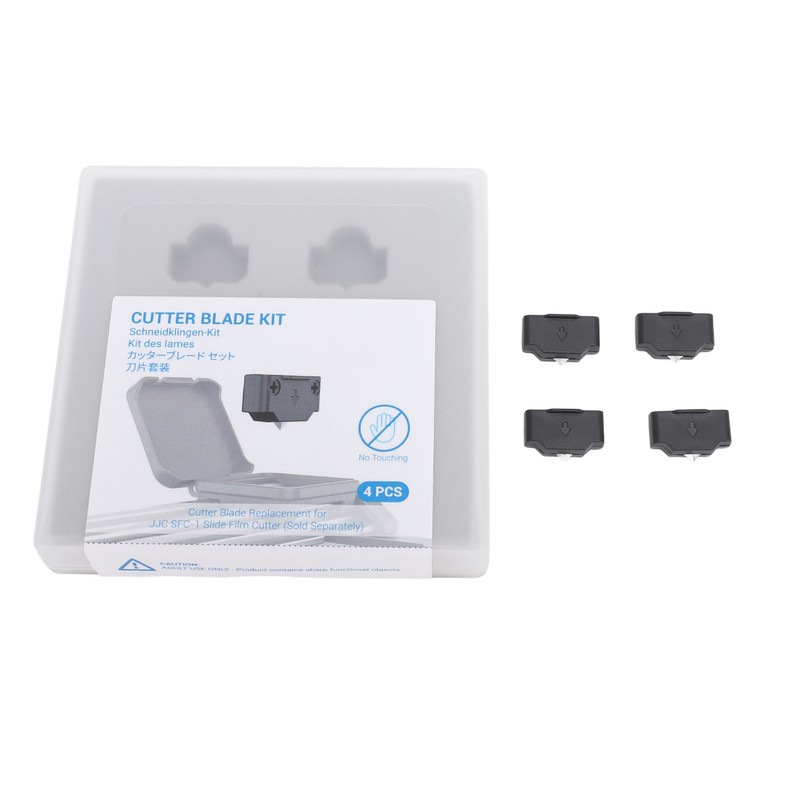 4PCS Slide Film Cutter Blade Steel Plastic Negative Film Cutter