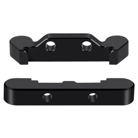 WEFEINO Aluminum Rear Lower Suspension Arm Mount Upgrade Parts for Losi 1/16 Mini-B 1/18 Mini-T 2.0 RC Car