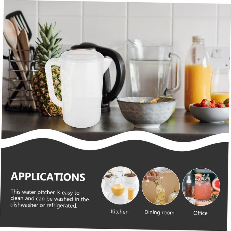 Alipis Water Filter Pitcher Large Capacity Running Water Bottle Juice