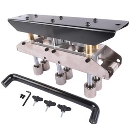 Three Station Edge Roller Bender 0-90° Bending Angle Metal Bending Tool Adjustable for Making 5/8" to 4" (16 to 102 MM) Bends in 29 to 22-Gauge Steel AKWH