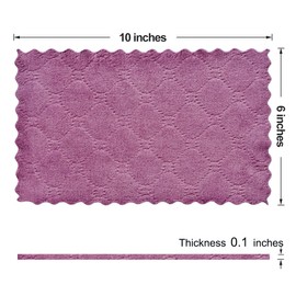 OstWony 12PCS Kitchen Towels Dish Towels, Multipurpose Reusable Dish Cloths, Double-Sided Microfiber Cleaning Rags for Furniture, Tea, Bowl, 10x 6 inch