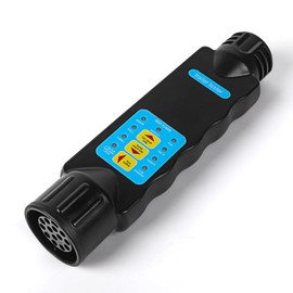 Qiping 13 Pin Trailer Light Tester 12V/24V Wiring Diagnostic Tester Trailer Plug Socket for Caravan Truck or Trailer